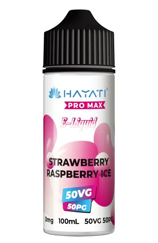 Strawberry Raspberry Ice 50/50 E-Liquid by Hayati Pro Max 100ml